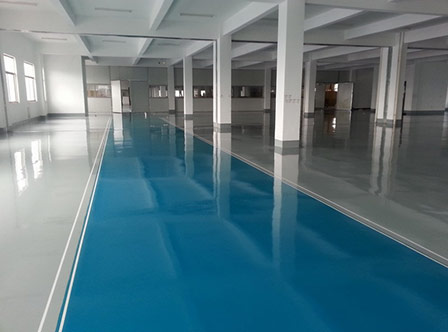 Epoxy mortar self-leveling floor